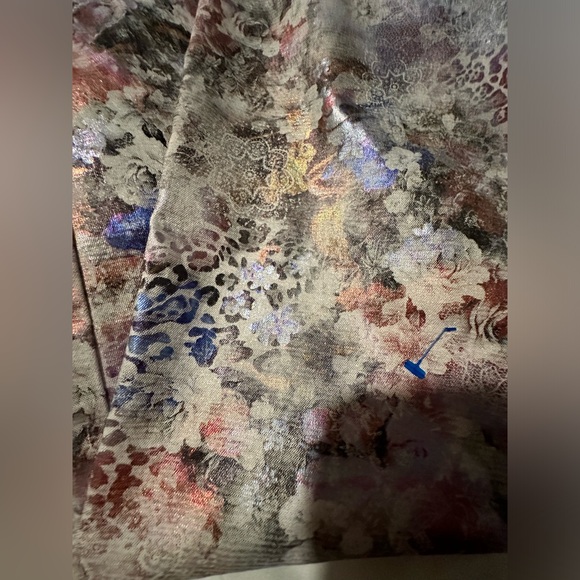 HYBRID Metallic Jeans 16 Festival Rockstar Unique Stretch Stunning Disco Dancing - Picture 6 of 10